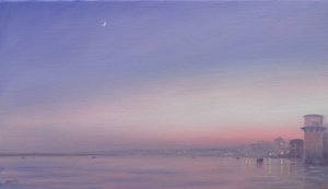 Lune sur Varanasi