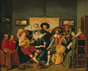 Une fête musicale, vers 1625