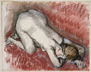 Femme nue agenouillée, vers 1889-95