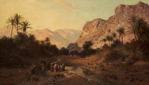 Rephidim, désert du Sinaï, 1877