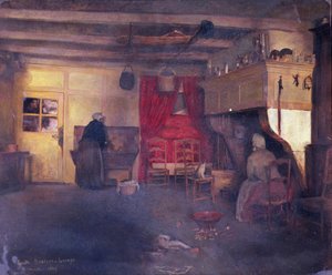 Intérieur paysan à Damvilliers, 1882