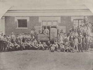 Un groupe de tondeurs