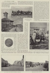Le roi Ménélik chez lui
