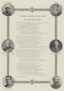 Le nouveau poème de Rudyard Kipling, Le Mendiant distrait