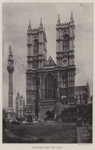 Abbaye de Westminster, façade ouest