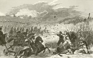 Charge des lanciers prussiens à Weissenburg