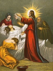 Christ ressuscitant la fille de Jaïre