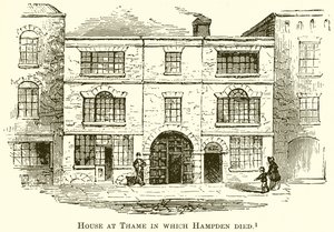 Maison à Thame où Hampden est mort