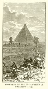 Monument sur le champ de bataille de Waterloo (1815)