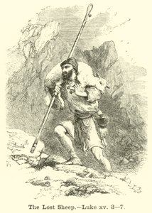 La brebis perdue, Luc, xv, 3, 7