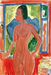 Femme nue à la fenêtre