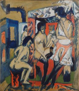 Nus dans un studio, 1912