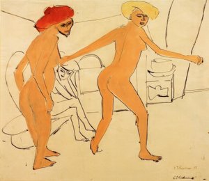 Deux danseuses nues
