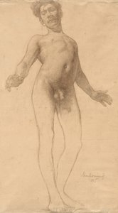 Nu masculin debout, 1885