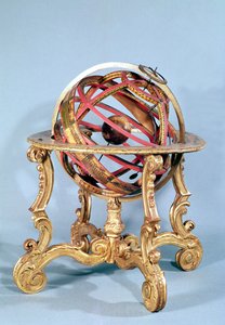 Sphère armillaire (bois doré)