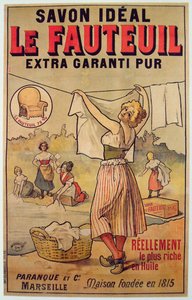 Affiche pour le savon Le Fauteuil