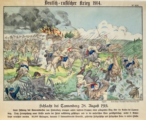 La bataille de Tannenberg, 24 août 1914