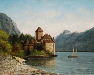 Le château de Chillon, soir, c.1872