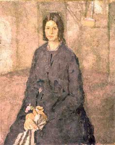 Fille Tenant une Rose, c.1915-25