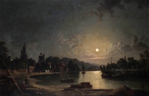 Twickenham au clair de lune, 1835