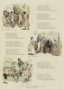 Jeune Herchard, une histoire du Somerset (chromolithographie)