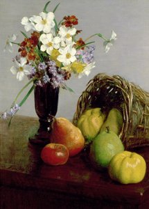 Fruits et fleurs, 1866