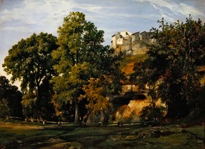 Paysage, vue de Marino, 1826
