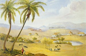 Haughton Court, Hanover, Jamaïque, vers 1820