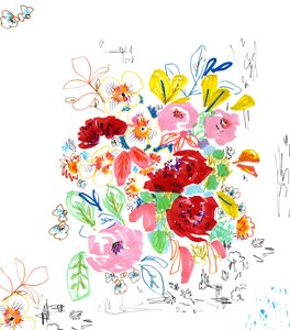 Esquisse florale 3