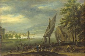 Paysage de port
