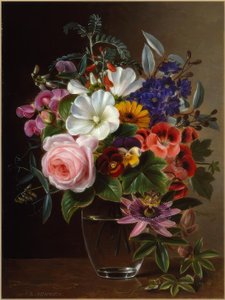 Bouquet de fleurs dans un vase