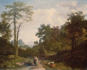 Paysage arcadien