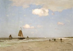 Scène de plage, 1887