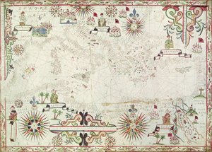 Carte de la Méditerranée, 1625