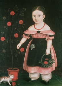 Petite fille en lavande, c.1840