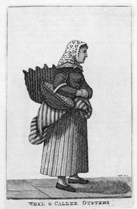 Fille aux huîtres de Newhaven (Édimbourg), 1812