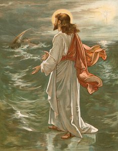 Christ marchant sur les eaux