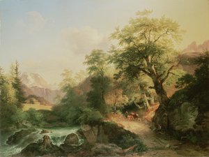 Forêt près de Vienne, 1852