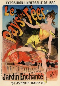 Le Pays des Fées, affiche, 1889