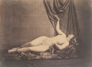 [Nu féminin allongé], vers 1853