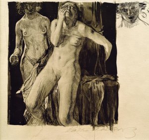 Étude de nu pour La Vie