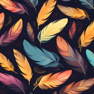 Motif de plumes 2