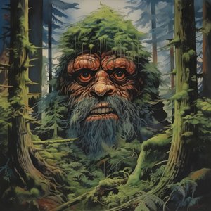 visage dans les arbres 3