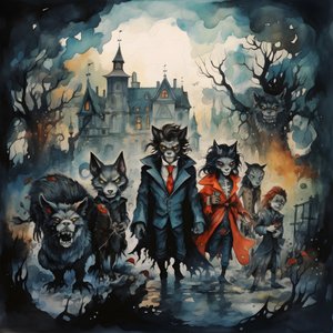 Halloween avec vampires et loups-garous 3