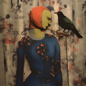 Poupée en bois et oiseau 3
