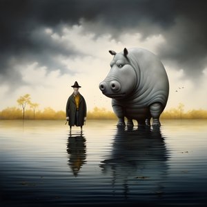 mon animal de compagnie est un hippopotame 1
