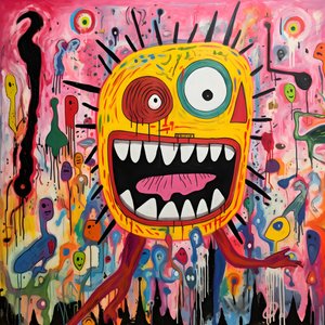 une peinture acrylique bruyante 4