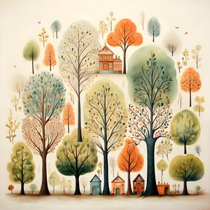 illustration pour enfants arbres 2