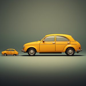 une grande et une petite voiture 3