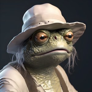 Vieille créature de grenouille laide 4